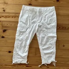 UNIQLO ホワイトカーゴパンツ Mサイズ