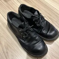 Ray Cassin 黒いレザー ローファー 靴のサムネイル