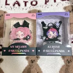 【POPMART】 MY MELODY KUROMI x SKULLPANDA