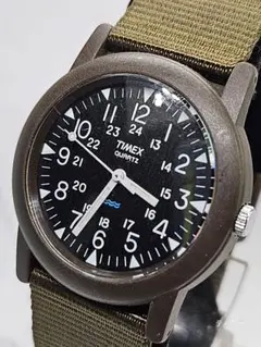 14575 TIMEX クォーツ 腕時計 グレー文字盤 ナイロンベルト - メルカリ