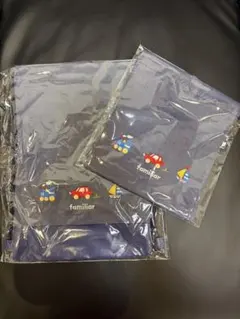 familiar 巾着袋セット ネイビー