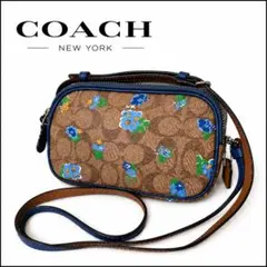 食いしん坊様専用‼️美品✦COACH コーチ フローラル ボディバッグ 花柄