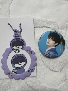 TXT ヒュニンカイ　缶バッジ プルバトゥ フムニャリンカバーキーリング