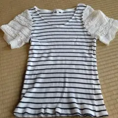 値下げPROPORTION BODY DRESSING 半袖カットソー ボーダーのサムネイル