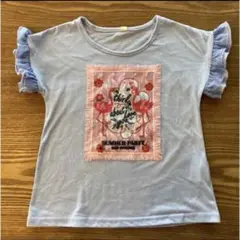 フラミンゴ　フリル　Tシャツ　120