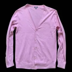 UNIQLO ユニクロ　コットンカシミヤニットカーディガンM ピンク