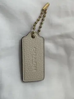 COACH レザー キーホルダー ギフトデザイン　イニシャル