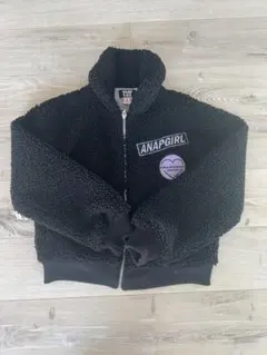 ANAP GIRL ボアジャケット 黒