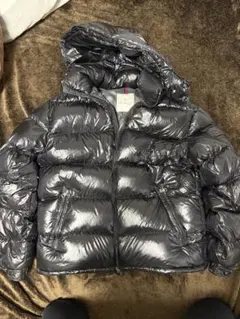 MONCLER フード付きダウンジャケット ブラック