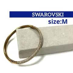 【正規品】スワロフスキー バングル ブラウンゴールド 腕輪