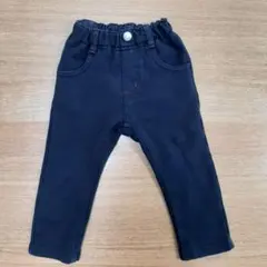 ムージョンジョン パンツ/長ズボン ブラック　80cm