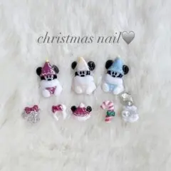 【リクエスト大募集中¨̮⃝】クリスマス リルリンリン ネイルパーツ 3D