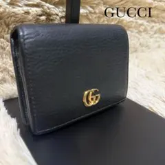 【限定価格】 465 GUCCI グッチ マーモント2つ折り 財布 コンパクト 限定価格】 465 GUCCI グッチ マーモント2つ折り 財布 コンパクト