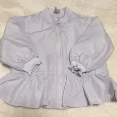 petit main フリル付きジャケット 100cm 中綿 ブルゾン ナイロン