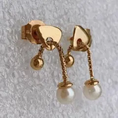 K18 3ways パールピアス