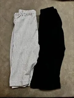 西松屋 90cm レギンスパンツ　7分丈　2点セット