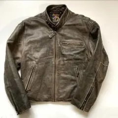 BROKEN MOTOCYCLE シングルライダースジャケット 本革 牛皮のサムネイル