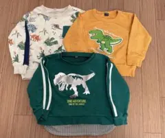 男の子　長袖　110 まとめ売り　恐竜　moujonjon
