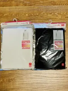 【新品】ヒートテック タートルネックT 長袖 2枚セット 140