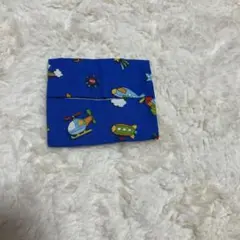 飛行機とヘリコプター柄のポケットティッシュいれ