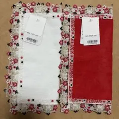 【P】2枚♡どすこい日本 近沢レース ハンカチのサムネイル
