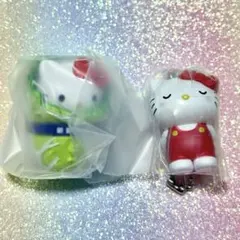 ガチャガチャ なかよしペアスイング 白菜マスコット ハローキティ
