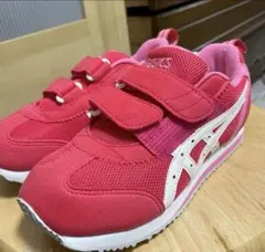 新品未使用　ASICS ピンク スニーカー 18.5cm
