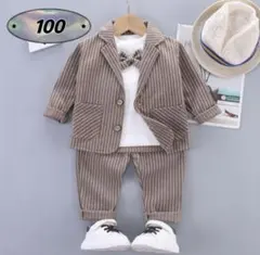 ☆新品☆フォーマル 男の子　セットアップ　入園式　結婚式　スーツ　100cm