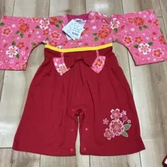 袴ロンパース ひな祭り 初節句 女の子 お食い初め 百日 バースデー