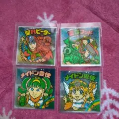 旧ビックリマン　ヘッド4枚セット