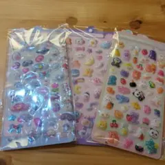 ボンボンドロップ風シール 3セット