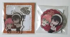 SPY×FAMILY　（アーニャ＆ヨル）アクリルキーホルダー&缶バッジ