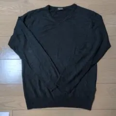 NANO UNIVERSE ダークグリーン Vネックセーター Lサイズ