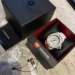 TECHNOS セラミック 腕時計 ホワイト