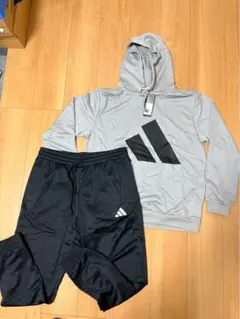 adidas ジャージ上下セット 2XL グレー ブラック