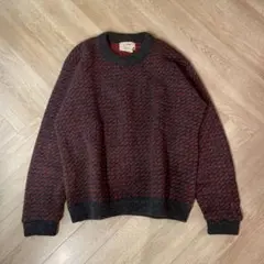 希少　超美品　80-90s ノルウェー製　L.L.Bean バーズアイニット
