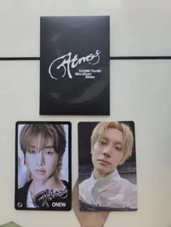 SHINee 「Atmos 」トレカ ONEWとTEMIN