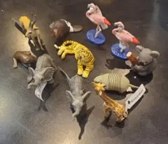 【美品】ミニチュアプラネット 動物フィギュア 11体セット まとめ売り