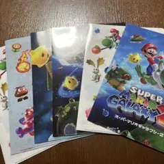スーパーマリオギャラクシー クリアファイル 6枚セット