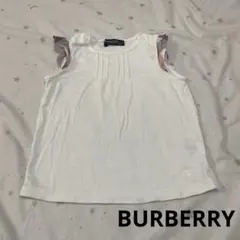 バーバリーロンドン ベビートップス Tシャツ ノースリーブ チェックのサムネイル