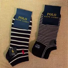 POLO RALPH LAUREN ストライプソックス 25〜27cm