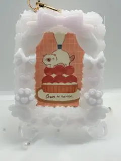 ホイップデコ　硬質カードケース　トレカケース　B8 キーホルダー　ウサ耳