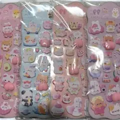 463 ボンボンドロップシール 立体 3Dシール ぷにぷに