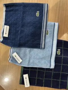 LACOSTE ハンカチ 3枚セット
