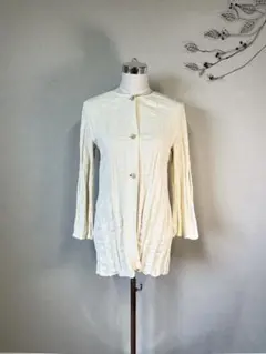 GIANNI LO GIUDICE ロング カーディガン 白【c0190】のサムネイル