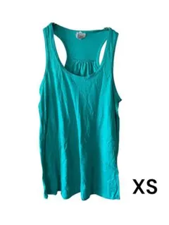 【美品】タンクトップ XS ターコイズ ヨガ スポーツ