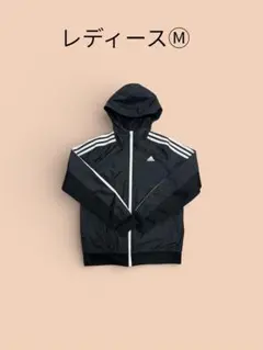adidas レディース M フード付きジャケット ブラック