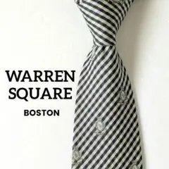 WARREN SQUARE ストライプ　ヴィンテージ ネクタイ 日本製のサムネイル