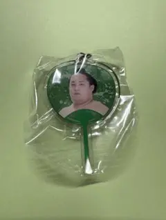 大相撲ガチャ 九月場所 応援うちわミニキーホルダー 翠富士