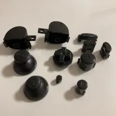 ゲームキューブコントローラー　カスタム用　 ボタンセット ブラック